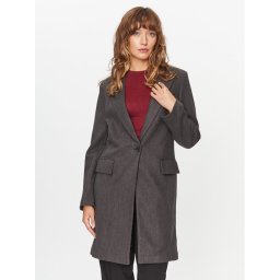 ONLY Преходно палто Nancy 15292832 Сив Regular Fit