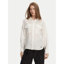 Weekend Max Mara Риза Spoleto 2515111042 Бял Regular Fit