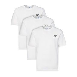 Reebok Комплект тениски Woodrow RK25189CCM Бял Regular Fit