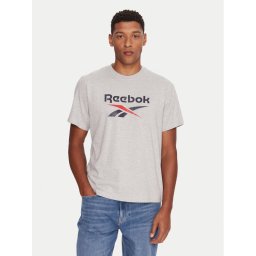 Reebok Тишърт RK25158CCM Сив Regular Fit