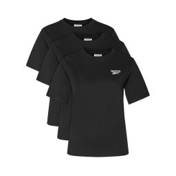Reebok Комплект тениски RK25194CCW Черен Regular Fit