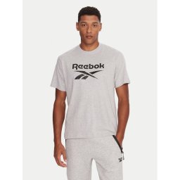 Reebok Тишърт RK25141CCM Сив Regular Fit
