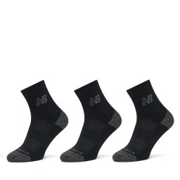 Дълги чорапи New Balance Active Cushion Quarter Socks LAS35204BK Черен