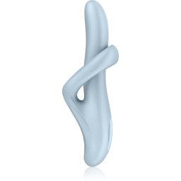 Satisfyer HEAT FLEX 4 вибратор със стимулиране на клитора Blue 23 см