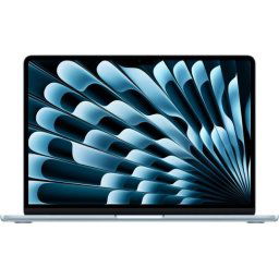 Лаптоп Apple MacBook Air 15.3" - SKY BLUE/M4 10C CPU/10C GPU/24GB/512GB