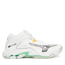 Обувки за зала Mizuno Wave Lightning Z8 Mid V1GA2405 Бял