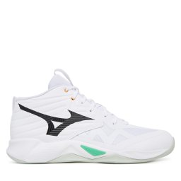 Обувки за зала Mizuno Wave Momentum Pro Mid V1GA2545 Бял
