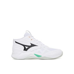 Mizuno Обувки за зала Wave Momentum Pro Mid V1GA2545 Бял