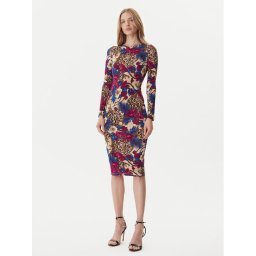 Just Cavalli Ежедневна рокля 79PAO952 JS531 Цветен Slim Fit