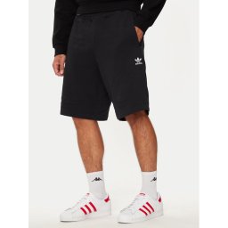 adidas Спортни шорти Essentials Trefoil IY8520 Черен Regular Fit