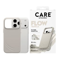 Гръб Care by PanzerGlass за iPhone 17 Pro, Flow Vanilla