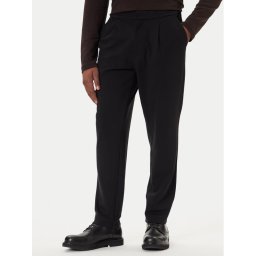 Calvin Klein Чино панталони LV04LE613G Черен Slim Fit