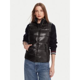 Tommy Jeans Жилетка за костюм DW0DW21622 Черен Slim Fit