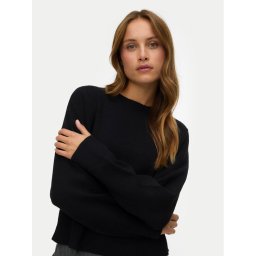 Vero Moda Пуловер Gold Art 10332206 Черен Regular Fit