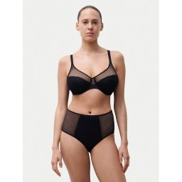 Chantelle Класически бикини с висока талия Norah Chic C16M80 Черен