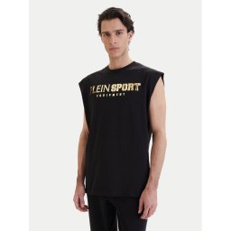 Plein Sport Мъжки топ PAEC MTK8319 STE001N Черен Regular Fit