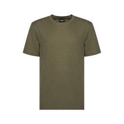 BOSS Тишърт Tiburt 240 50452680 Зелен Regular Fit