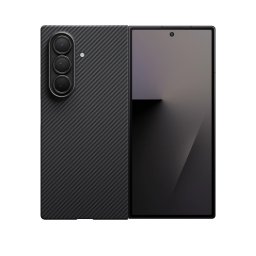 Гръб Pitaka Ultra-Slim Case за Samsung Galaxy Z Fold 7 / Z Fold 8 Ultra - Сив/Черен