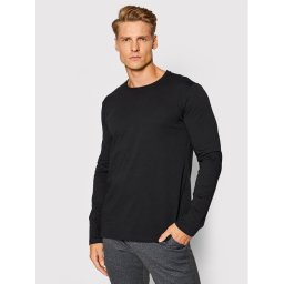 United Colors Of Benetton Тениска с дълъг ръкав 3U53J1F05 Черен Regular Fit