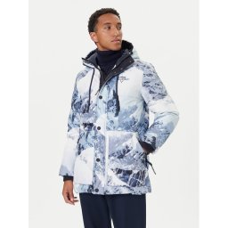 Guess Пухено яке M5BL0O W3282 Син Regular Fit