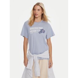 Roxy Тишърт Hangloose The Sky ERJZT06020 Син Regular Fit