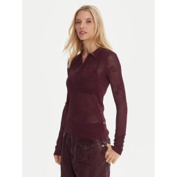 G-Star Raw Блуза Pointelle D26657-B754 Бордо Slim Fit