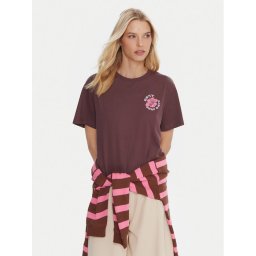 Roxy Тишърт Hangloose The Sky ERJZT06020 Виолетов Regular Fit