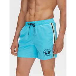 La Martina Плувни шорти Yarran MAM301 PL115 Светлосиньо Regular Fit