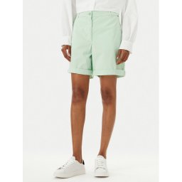 Tommy Hilfiger Шорти от плат WW0WW42457 Зелен Regular Fit