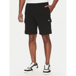 Lacoste Спортни шорти GH9743 Черен Regular Fit