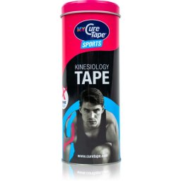 CureTape® Sports фиксираща лента метална кутия боя Pink, Blue, Black 3x2.5 м