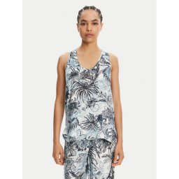 Just Cavalli топ 78PAH640 Син Regular Fit