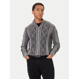Guess Пуловер M5BR44 Z2ZK2 Сив Regular Fit