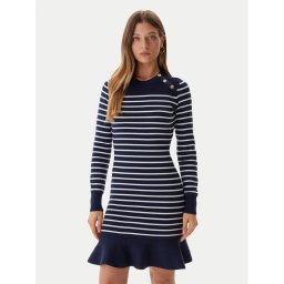 Guess Плетена рокля W5BK47 Z0422 Тъмносин Regular Fit