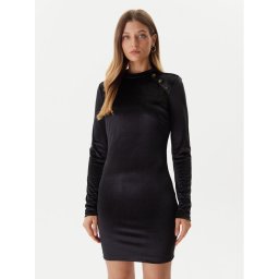 Guess Коктейлна рокля W5BK38 KCN22 Черен Slim Fit
