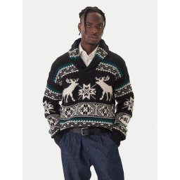 Polo Ralph Lauren Пуловер 710982255001 Черен Regular Fit