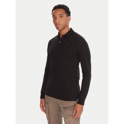 G-Star Raw Тениска с яка и копчета Dunda D27683-5864 Черен Slim Fit