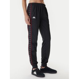 Kappa Долнище анцуг 303R5K0 Черен Slim Fit