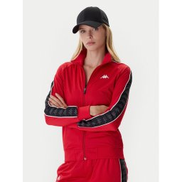 Kappa Суитшърт 301PSC0 Червен Slim Fit