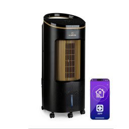 Klarstein IceWind Plus Smart, интелигентен охладител на въздуха 4 в 1, вентилатор, овлажнител, пречиствател на въздуха, управление с приложение (ACO4-IcewindPlSmBG)