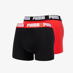 Боксерки Puma 2 Pack Basic Boxers Red/ Black XL