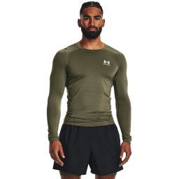 Тениска Under Armour HG Armour Comp LS Green XXL