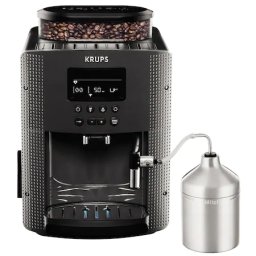 Кафеавтомат Krups Espresseria Automatic EA816B, 15 bar, 1450 W, Метална мелачка, Автoматично капучино, кана за мляко, Сив