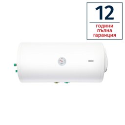 Електрически комбиниран бойлер TEDAN Combi Pro Inox 80 литра, хоризонтален, неръждаем, една серпентина, изводи отляво, ел. изводи отдясно, тръби отдолу, 2 kW