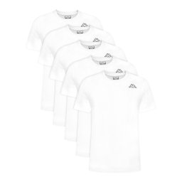 Kappa Комплект тениски Logo Myrto 322563W Бял Regular Fit