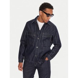 G-Star Raw дънкова риза Mosa D26462-D577 Тъмносин Relaxed Fit