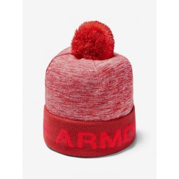Under Armour Caps Boy\'S Gametime Pom Beanie-Red - Boys