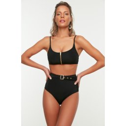 Дамско долнище на бански Trendyol High Waist