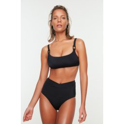 Дамско долнище на бански Trendyol High Waist