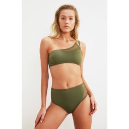 Долнище на бански Trendyol Tulle Detailed